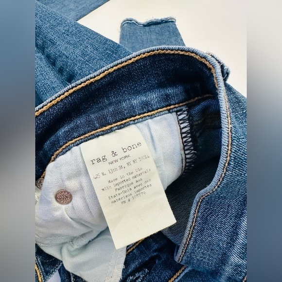 RAG & BONE - La Paz Skinny Jeans Distressed Luxury Denim Size 26 Womens - Picture 11 of 13